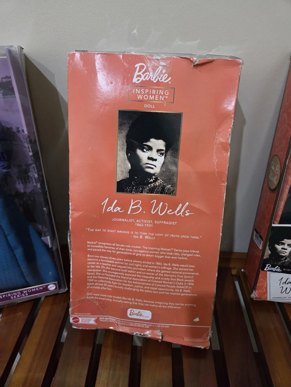 Barbie Inspiring Women Series Dolls Ida B. Wells , Madam C.J. Walker